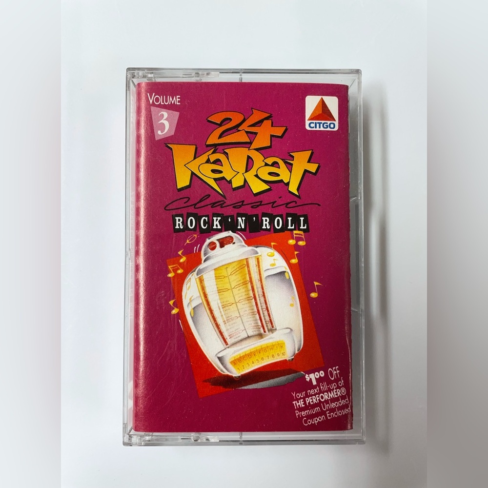 24 Karat Classic Rock n Roll 1991 Vol 3 Cassette Great Condition Vintage